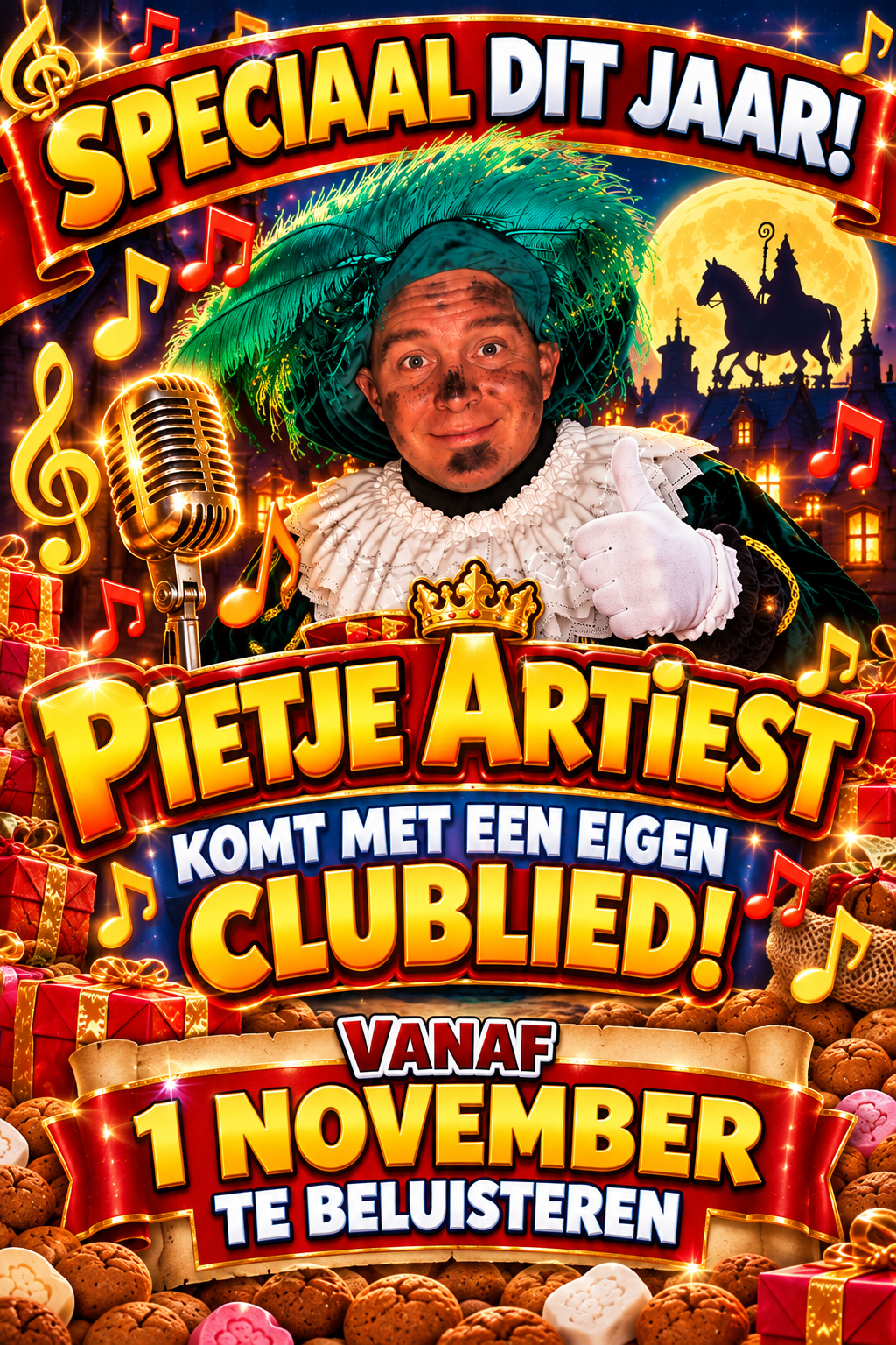 Pietje Artiest - Speciaal dit jaar - eigen clublied